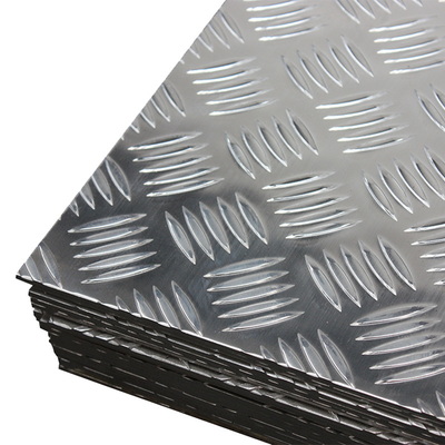 6MM 4MM Aluminium Chequered Plate Al Embossed Tread Plate 5052 5083 5754  3004 3005 3105